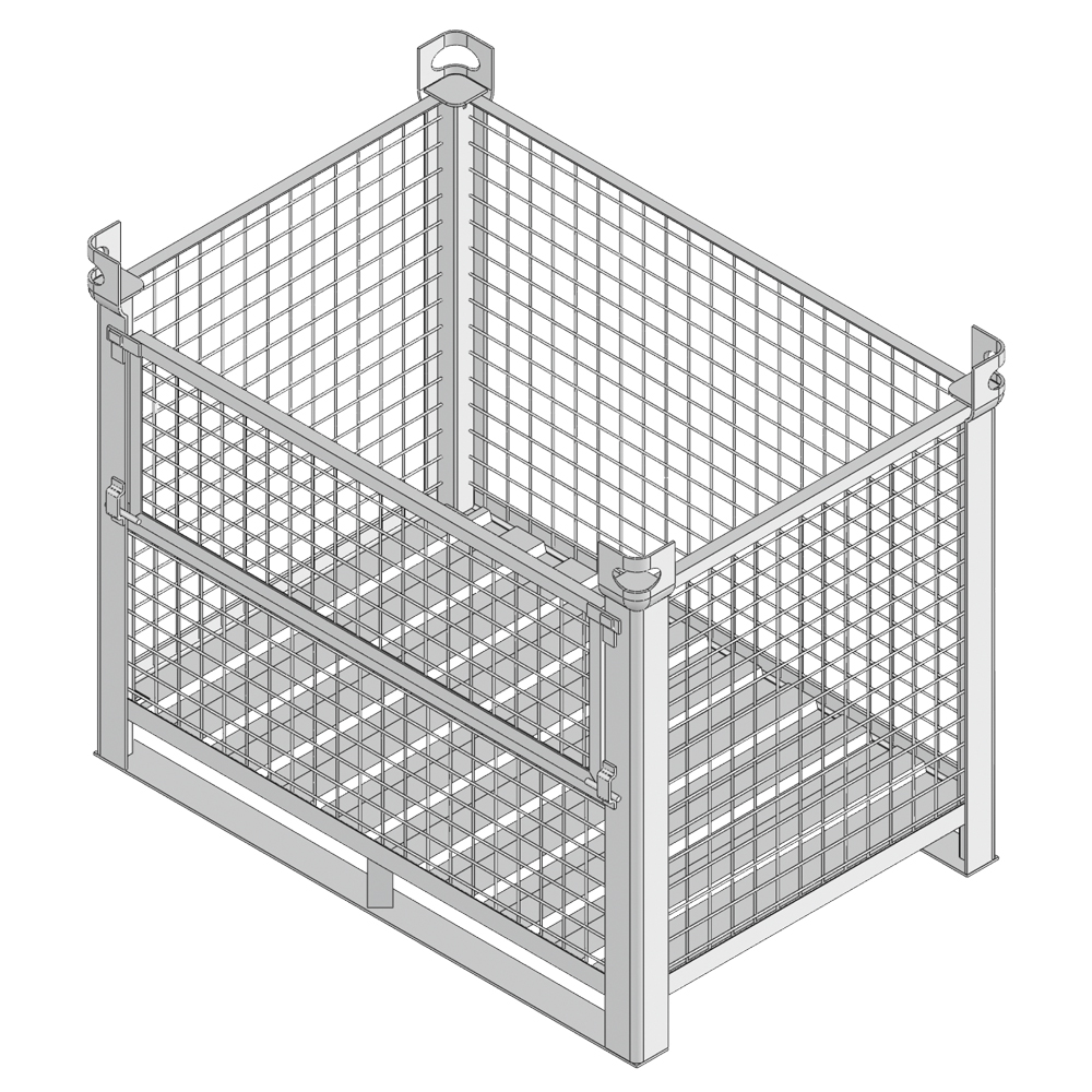 Lattice and stackable boxes Tobler AG